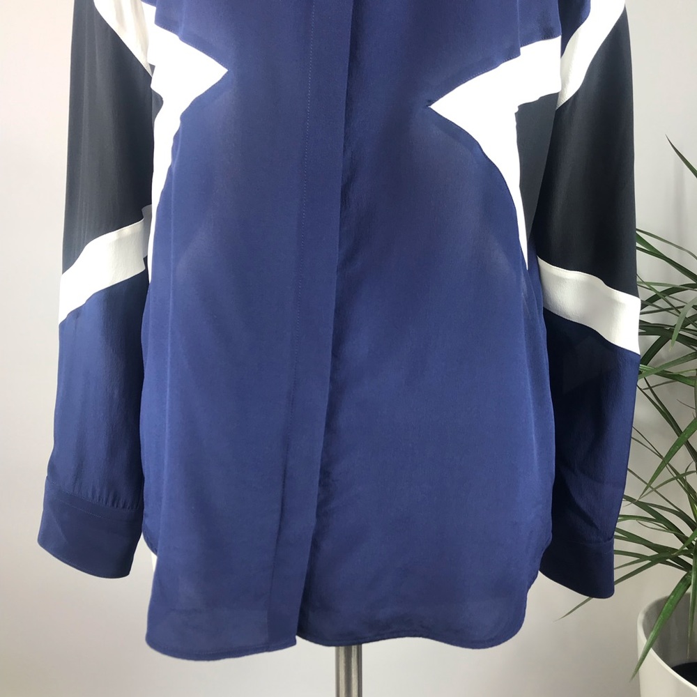 Neil Barrett blouse long sleeve 100% silk - Picture 6 of 8